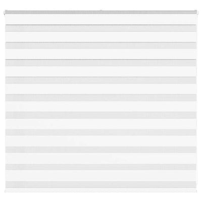 VidaXL store zèbre 155x100 cm largeur de tissu 150,9 cm polyester blanc