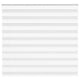 VidaXL store zèbre 155x100 cm largeur de tissu 150,9 cm polyester blanc