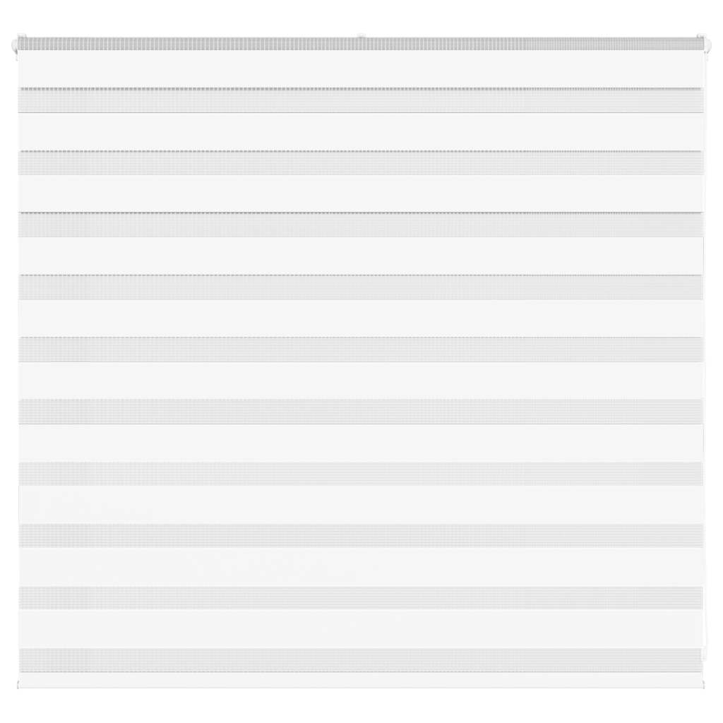 VidaXL store zèbre 160x100 cm largeur de tissu 155,9 cm polyester blanc