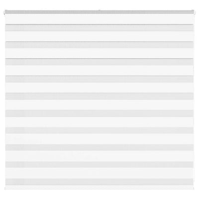 VidaXL store zèbre 160x100 cm largeur de tissu 155,9 cm polyester blanc