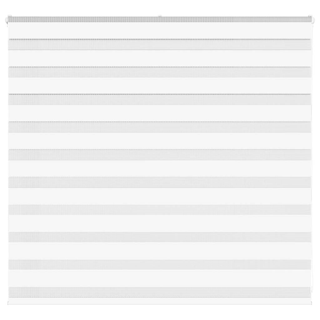 VidaXL store zèbre 165x100 cm largeur de tissu 160,9 cm polyester blanc