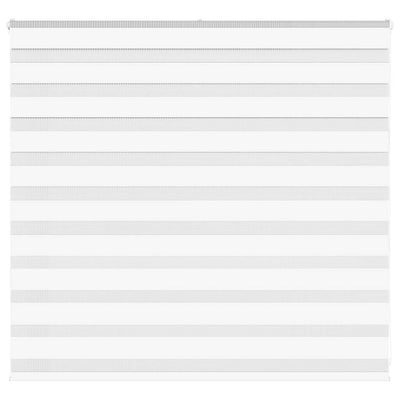 VidaXL store zèbre 165x100 cm largeur de tissu 160,9 cm polyester blanc