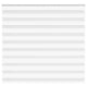 VidaXL store zèbre 165x100 cm largeur de tissu 160,9 cm polyester blanc