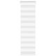 Vidaxl Zebra Rouleau aveugle 45x150 cm Largeur de poussière 40,9 cm Polyester blanc