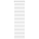 Vidaxl Zebra Rouleau aveugle 50x150 cm Largeur de poussière 45,9 cm Polyester blanc