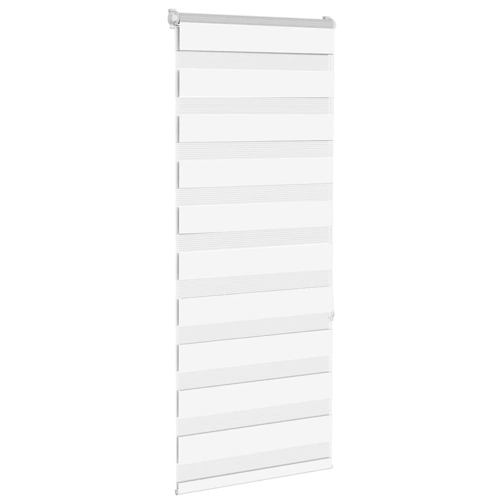 Vidaxl Zebra Rouleau aveugle 65x150 cm Largeur de poussière 60,9 cm Polyester blanc