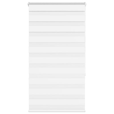 VidaXL store zèbre 70x150 cm largeur de tissu 65,9 cm polyester blanc