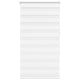 Vidaxl Zebra Rouleau aveugle 90x150 cm Largeur de poussière 85,9 cm Polyester blanc