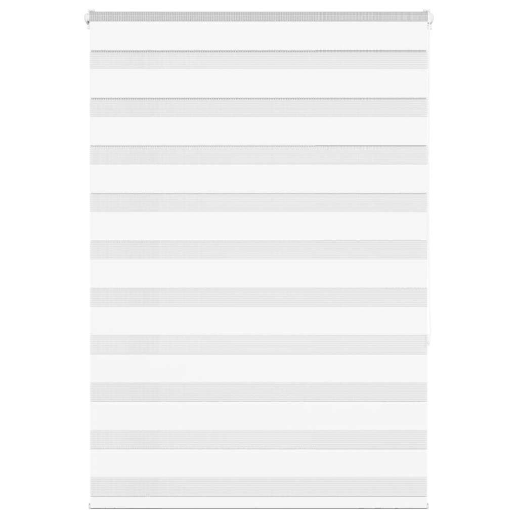 Vidaxl Zebra Rouleau aveugle 105x150 cm Largeur de poussière 100,9 cm Polyester blanc