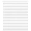 Vidaxl Zebra Rouleau aveugle 125x150 cm Largeur de poussière 120,9 cm Polyester blanc
