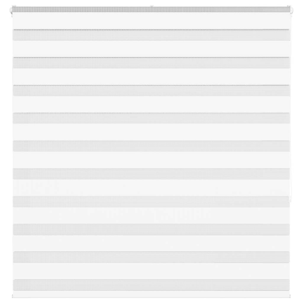 Vidaxl Zebra Rouleau aveugle 140x150 cm Largeur de poussière 135,9 cm Polyester blanc