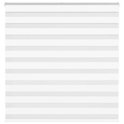 Vidaxl Zebra Rouleau aveugle 140x150 cm Largeur de poussière 135,9 cm Polyester blanc