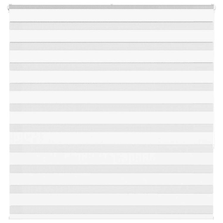 Vidaxl Zebra Rouleau aveugle 140x150 cm Largeur de poussière 135,9 cm Polyester blanc