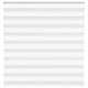 Vidaxl Zebra Rouleau aveugle 145x150 cm Largeur de poussière 140,9 cm Polyester blanc