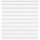 Vidaxl Zebra Rouleau aveugle 150x150 cm Largeur de poussière 145,9 cm Polyester blanc