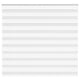 Vidaxl Zebra Rouleau aveugle 155x150 cm Largeur de poussière 150,9 cm Polyester blanc
