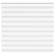 Vidaxl Zebra Rouleau aveugle 165x150 cm Largeur de poussière 160,9 cm Polyester blanc