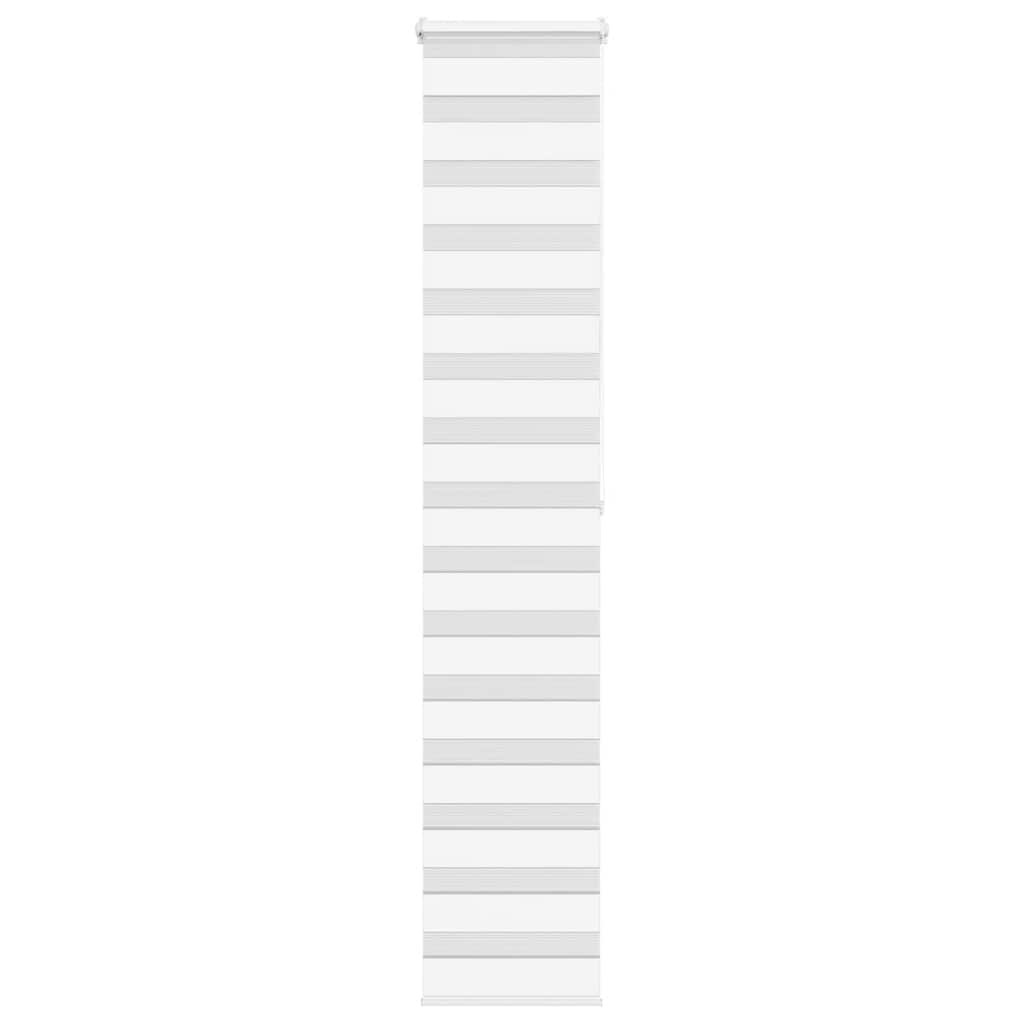 Vidaxl Zebra Rouleau aveugle 50x200 cm Largeur de tissu 45,9 cm Blanc en polyester