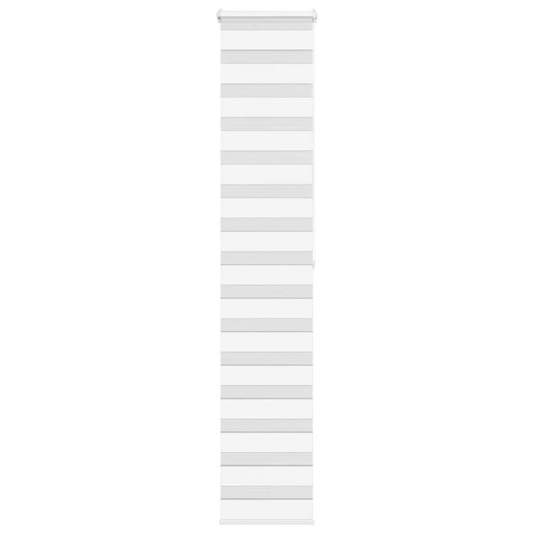 Vidaxl Zebra Rouleau aveugle 50x200 cm Largeur de tissu 45,9 cm Blanc en polyester
