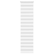 Vidaxl Zebra Rouleau aveugle 65x200 cm Largeur de poussière 60,9 cm Polyester blanc - afbeelding 1