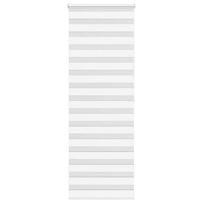 Vidaxl Zebra Rouleau aveugle 75x200 cm Largeur de tissu 70,9 cm Blanc en polyester