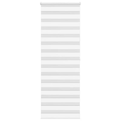 Vidaxl Zebra Rouleau aveugle 90x200 cm Largeur de poussière 85,9 cm Polyester blanc