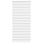 Vidaxl Zebra Rouleau aveugle 95x200 cm Largeur de poussière 90,9 cm Polyester blanc - afbeelding 1