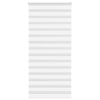 Vidaxl Zebra Rouleau aveugle 95x200 cm Largeur de poussière 90,9 cm Polyester blanc