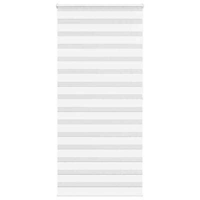 Vidaxl Zebra Rouleau aveugle 105x200 cm Largeur de poussière 100,9 cm Polyester blanc
