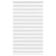 Vidaxl Zebra Rouleau aveugle 120x200 cm Largeur de poussière 115,9 cm Polyester blanc