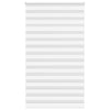 Vidaxl Zebra Rouleau aveugle 125x200 cm Largeur de tissu 120,9 cm Blanc en polyester