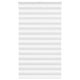 Vidaxl Zebra Rouleau aveugle 125x200 cm Largeur de tissu 120,9 cm Blanc en polyester