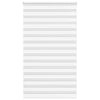 Vidaxl Zebra Rouleau aveugle 135x200 cm Largeur de poussière 130,9 cm Polyester blanc