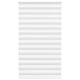 Vidaxl Zebra Rouleau aveugle 135x200 cm Largeur de poussière 130,9 cm Polyester blanc