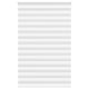 Vidaxl Zebra Rouleau aveugle 140x200 cm Largeur de poussière 135,9 cm Polyester blanc