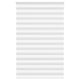 Vidaxl Zebra Rouleau aveugle 145x200 cm Largeur de poussière 140,9 cm Polyester blanc