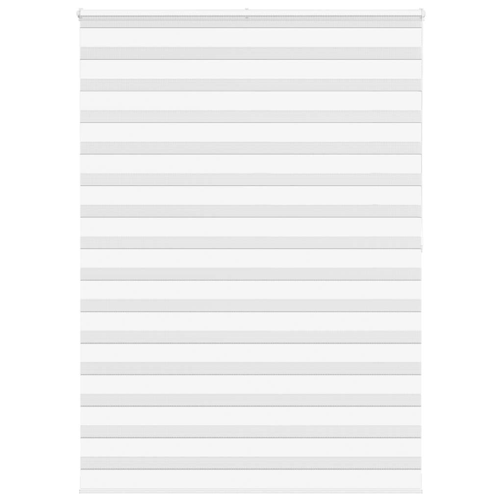Vidaxl Zebra Rouleau aveugle 160x200 cm Largeur de poussière 155,9 cm Polyester blanc
