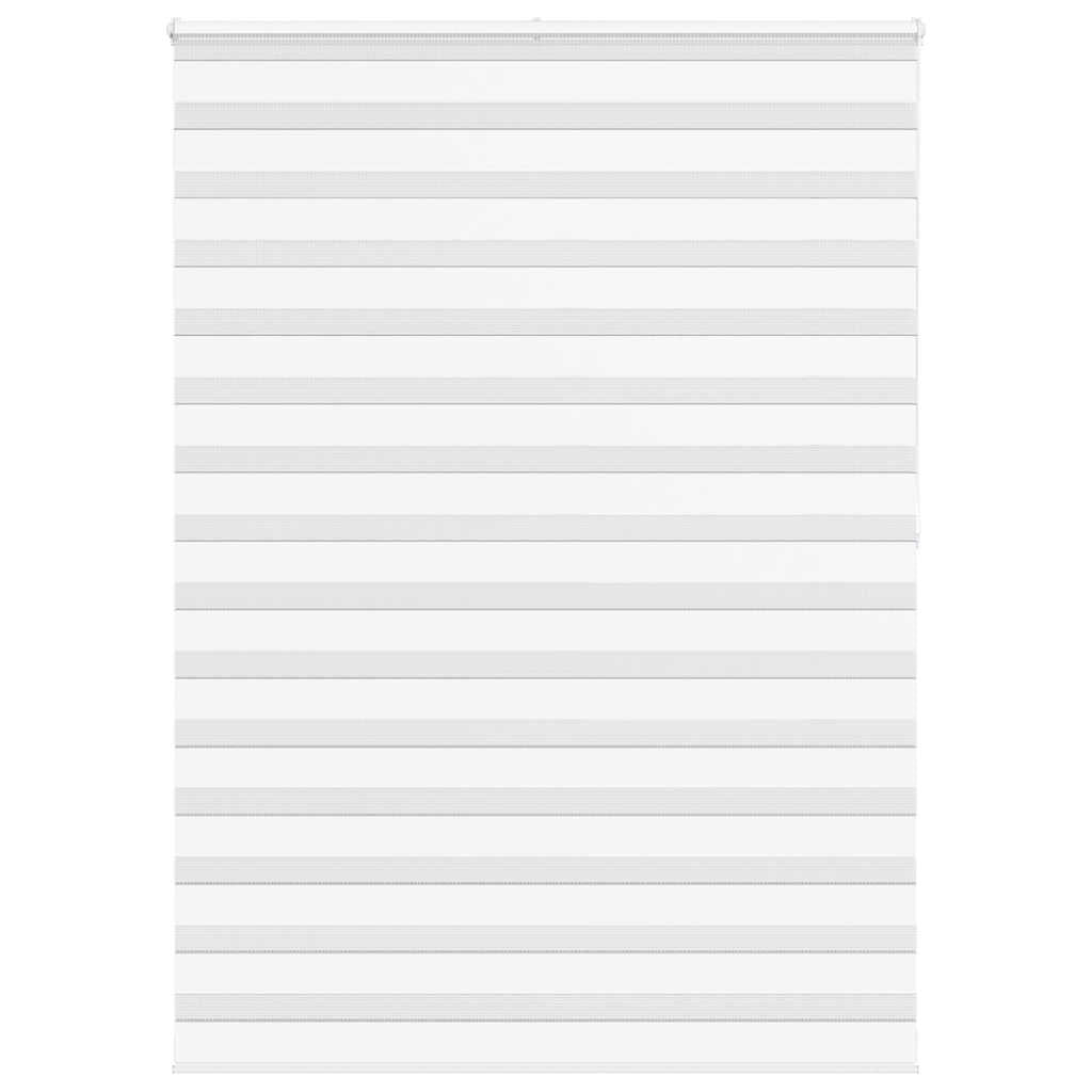 Vidaxl Zebra Rouleau aveugle 165x200 cm Largeur de poussière 160,9 cm Polyester blanc