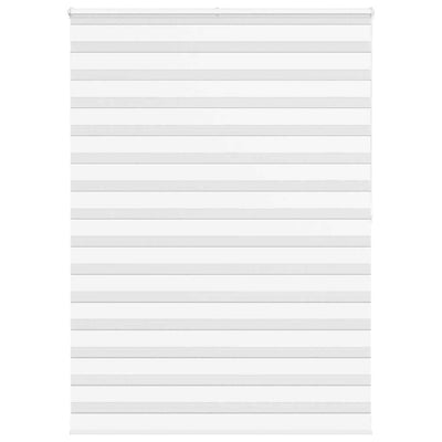 Vidaxl Zebra Rouleau aveugle 165x200 cm Largeur de poussière 160,9 cm Polyester blanc