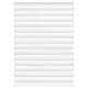 Vidaxl Zebra Rouleau aveugle 165x200 cm Largeur de poussière 160,9 cm Polyester blanc