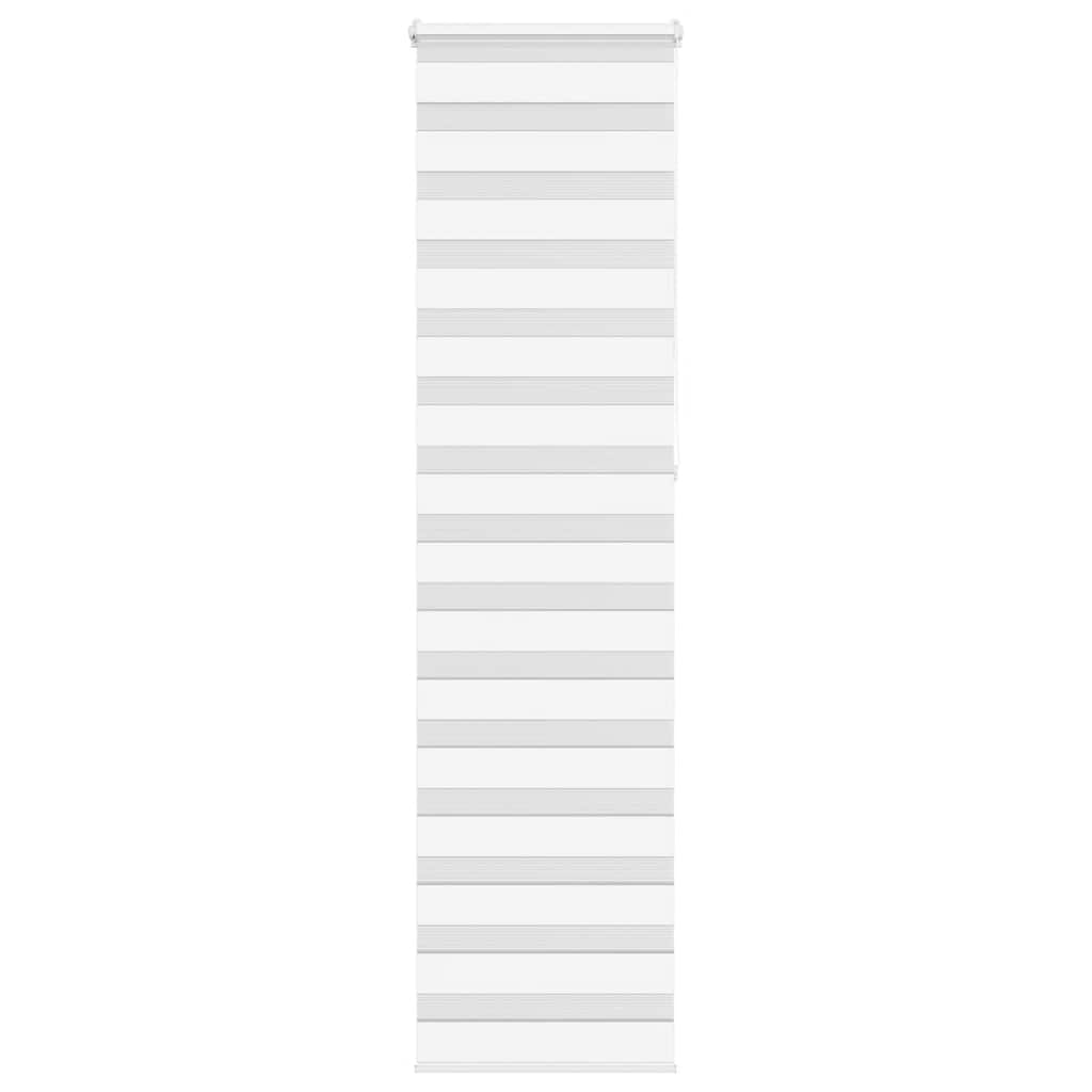 Vidaxl Zebra Rouleau aveugle 55x230 cm Largeur de tissu 50,9 cm Polyester blanc