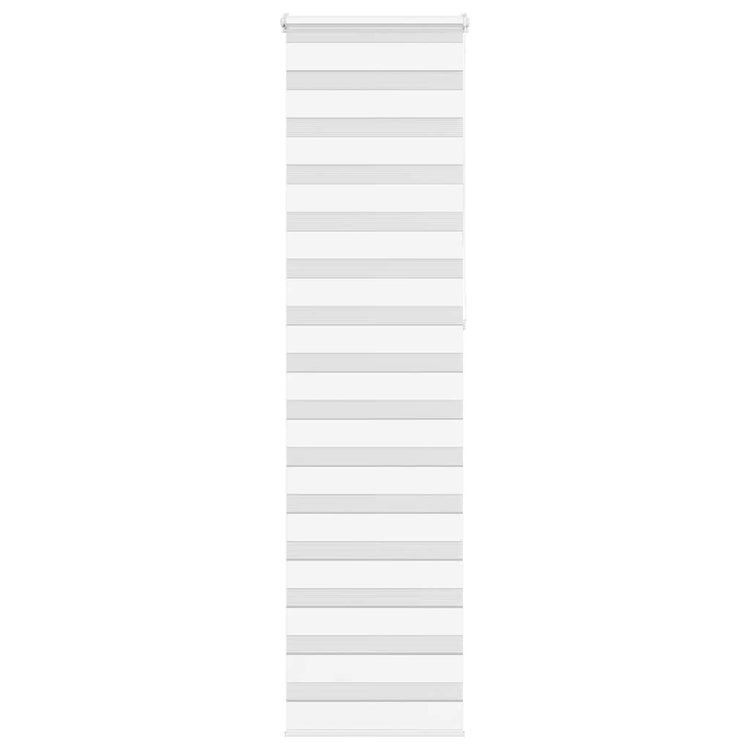 Vidaxl Zebra Rouleau aveugle 65x230 cm Largeur de tissu 60,9 cm Polyester blanc