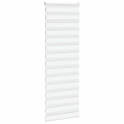 Vidaxl Zebra Rouleau aveugle 75x230 cm Largeur de tissu 70,9 cm Polyester blanc - afbeelding 3