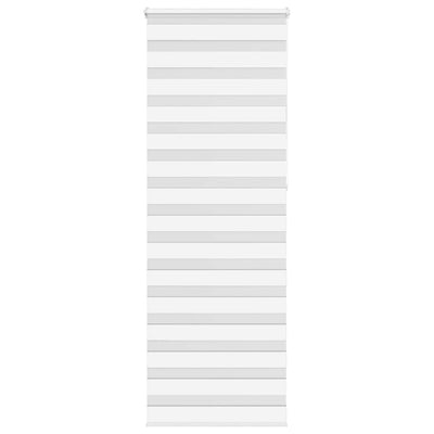 Vidaxl Zebra Rouleau aveugle 85x230 cm Largeur de tissu 80,9 cm Polyester blanc
