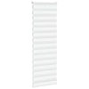 Vidaxl Zebra Rouleau aveugle 85x230 cm Largeur de tissu 80,9 cm Polyester blanc