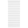 Vidaxl Zebra Rouleau aveugle 110x230 cm Largeur de tissu 105,9 cm Polyester blanc