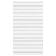 Vidaxl Zebra Rouleau aveugle 120x230 cm Largeur de tissu 115,9 cm Polyester blanc - afbeelding 1