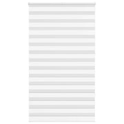 Vidaxl Zebra Rouleau aveugle 135x230 cm Largeur de tissu 130,9 cm Polyester blanc - afbeelding 1