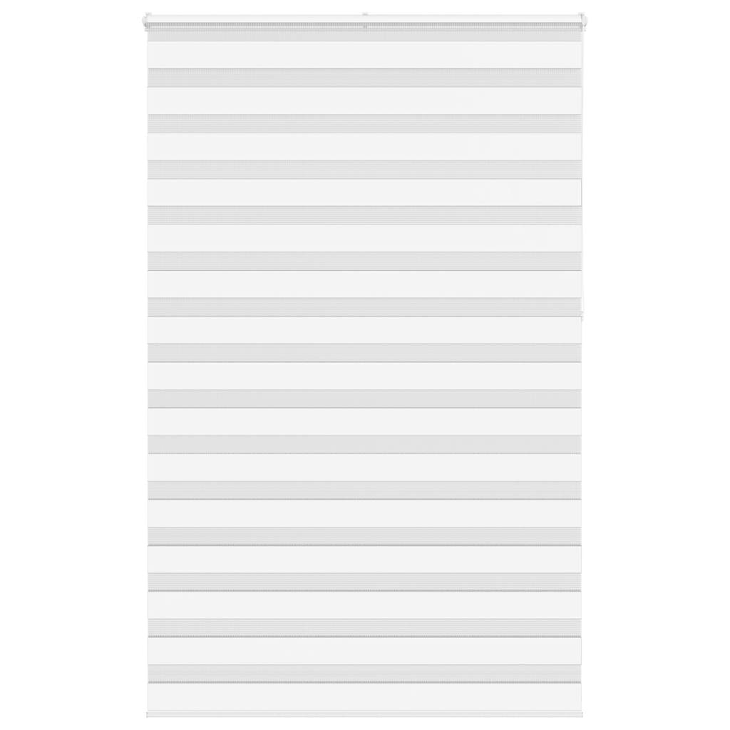 Vidaxl Zebra Rouleau aveugle 140x230 cm Largeur de tissu 135,9 cm Polyester blanc