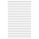 Vidaxl Zebra Rouleau aveugle 140x230 cm Largeur de tissu 135,9 cm Polyester blanc